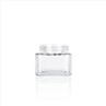 3oz Square Clear Child Resistant Safe Jar