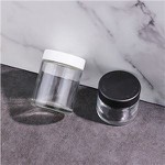 4 Oz Clear Child Resistant Lid Glass Jars