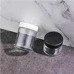4 Oz Clear Child Resistant Lid Glass Jars