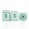 40g60g80g100g Square Black Child Resistant Glass Jar