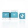 40g60g80g100g Square Black Child Resistant Glass Jar