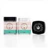 40g60g80g100g Square Black Child Resistant Glass Jar