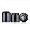 4oz Black Ultraviolet Glass Storage Jar