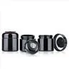 4oz Black Ultraviolet Glass Storage Jar