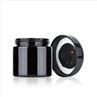 4oz Black Ultraviolet Glass Storage Jar