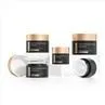 50g Black Cosmetic Cream Container Glass Jar With Lid