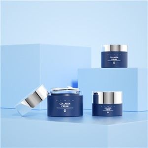 50g Blue Glass Luxury Cosmetic Jars