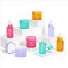 50G Frosted Face Cream Glass Jar And 1 Oz Dropper Bottles