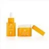 50G Frosted Face Cream Glass Jar And 1 Oz Dropper Bottles