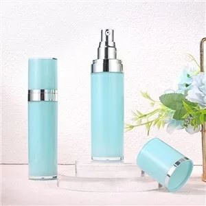 50ml Blue Plastic Foundation Pump Bottles