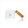 50ml White Plastic Jars With Bamboo Lids Body Cream Jars Wholesale
