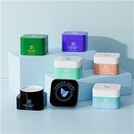 5g 10g Cosmetic Jars Packaging Plastic Square Empty Cream Jars