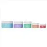 5g 10g Cosmetic Jars Packaging Plastic Square Empty Cream Jars