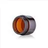 5g 10g Amber Cosmetics Cream Empty Jar 20g 30g 50g Cosmetic Jars With Gold Lids Wholesale