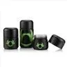 5g 50g Glass Child Proof Jar With Wooden Cap