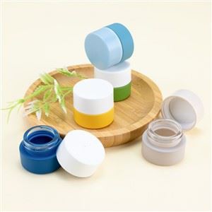 5g Colored Small Glass Concentrate Container
