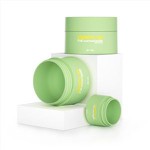 5g Green Plastic Travel Cosmetic Jar