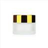5ml 10ml 15ml Small Cosmetic Glass Jar Cosmetic Cream Jar Container With Metal/Plastic Lids Frosted Glass Jar