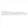 5ml 10ml 15ml Small Cosmetic Glass Jar Cosmetic Cream Jar Container With Metal/Plastic Lids Frosted Glass Jar