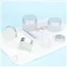 5ml 10ml 15ml Small Cosmetic Glass Jar Cosmetic Cream Jar Container With Metal/Plastic Lids Frosted Glass Jar