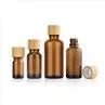 5ml 10ml Essential Oil Bottles Amber Glass Small Essence Oil Packaging
