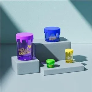 5ml 10ml Glass Concentrate Jar Silicone Lid