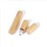 5ML 10ML Glass Roll On Ball Bottles With Bamboo Cap
