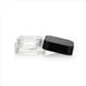 5ml 9ml Square Clear Glass Concentrate Container