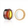 70g Amber Cosmetic Jar With Wooden Lid