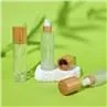 80ml 100ml Glass Lotion Bottles With Bamboo Lotion Pump