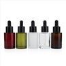 Amber Essential Hair Oil Bottle With Dropper Cap 1 Oz Pipette Tincture Bottles For Sale