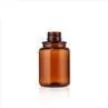 Amber Plastic Refillable Foundation Bottle