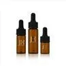 Amber Vial 5ml Dropper Bottle For Essential Oil Sample Wholesale