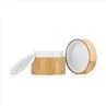 Bamboo Cream Jars 15g 30g Cosmetic Jars With Wooden Lids