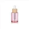 Bamboo Lid 1oz Pink Dropper Bottles