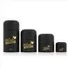 Black Glass Child Proof Herb Containers