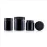 Black PET Plastic Child Resistant Jar Storage Jar 90ml 260ml