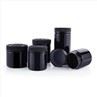 Black PET Plastic Child Resistant Jar Storage Jar 90ml 260ml