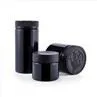 Black PET Plastic Child Resistant Jar Storage Jar 90ml 260ml