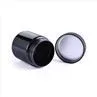 Black PET Plastic Child Resistant Jar Storage Jar 90ml 260ml