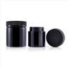 Black Plastic Jar With Child Safety Cap 90ml 140ml 160ml