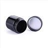 Black Plastic Jar With Child Safety Cap 90ml 140ml 160ml