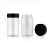 Black Plastic Medicine Bottle With Childproof Cap