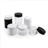 Black Plastic Medicine Bottle With Childproof Cap