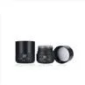 Black Round Child Resistant Jar 5g 50g 70g 110g