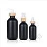Black White Matte Boston Reusable Glass Spray Bottles 2 Oz 4oz 8 Oz Airless Pump Foundation Bottle