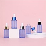 Frasco Cuentagotas Cilindro Azul 30ml