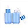 Blue Cylinder 30ml Dropper Bottle
