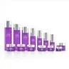 Blue Glass Cosmetic Bottles Packaging