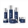 Blue Glass Empty Cosmetic Bottle Set